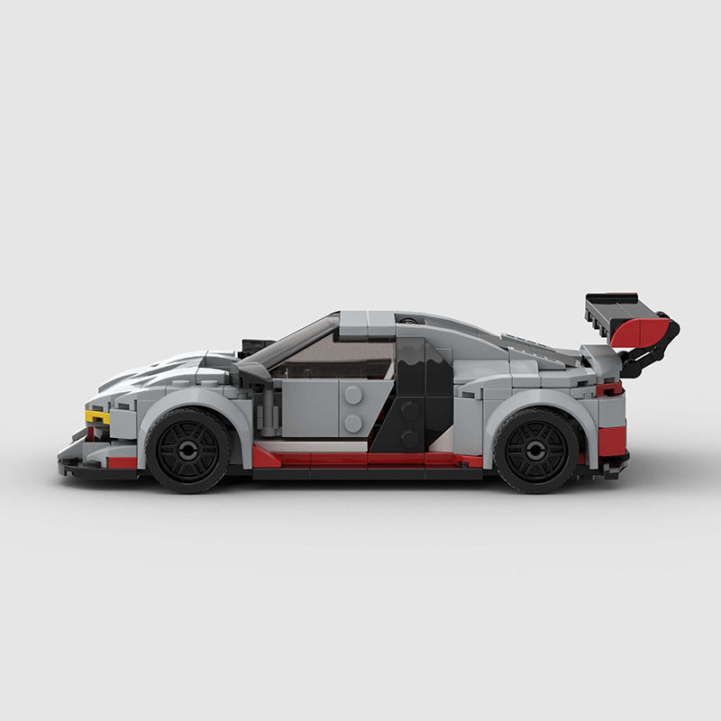 picture of a Audi R8 supercharge LEGO car