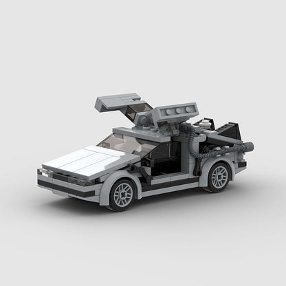 picture of a DeLorean from BTTF LEGO car