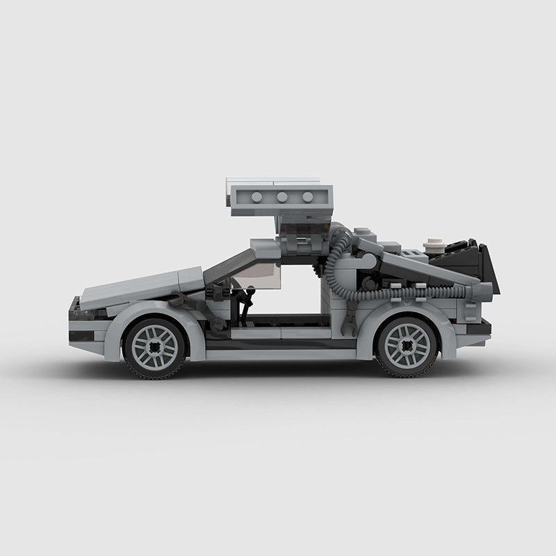 picture of a DeLorean from BTTF LEGO car