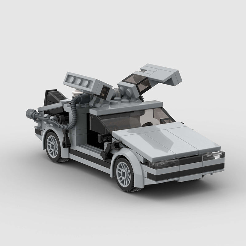 picture of a DeLorean from BTTF LEGO car