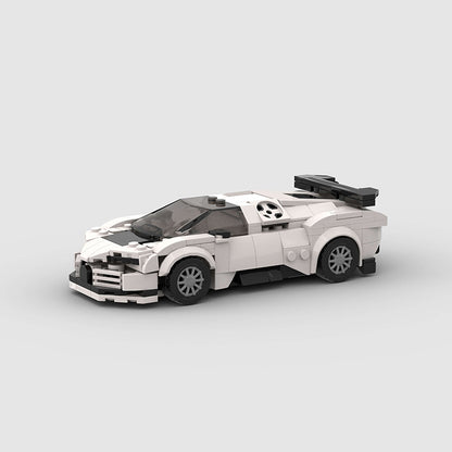 picture of a Bugatti Centodieci LEGO car