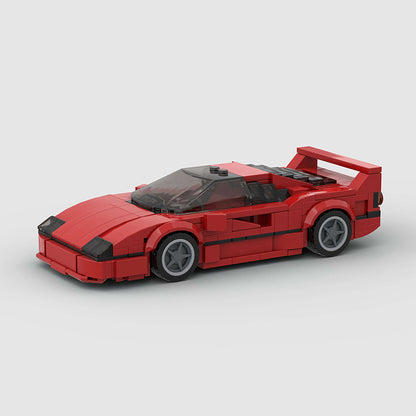 picture of a Ferrari F40 Red Edition LEGO car