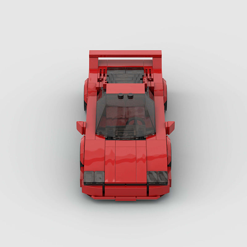 picture of a Ferrari F40 Red Edition LEGO car