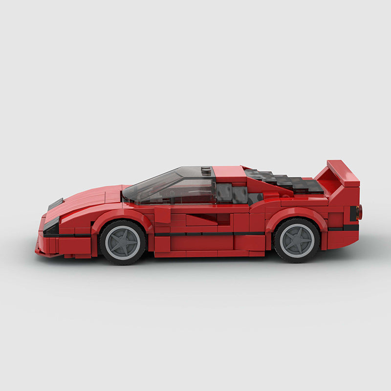 picture of a Ferrari F40 Red Edition LEGO car