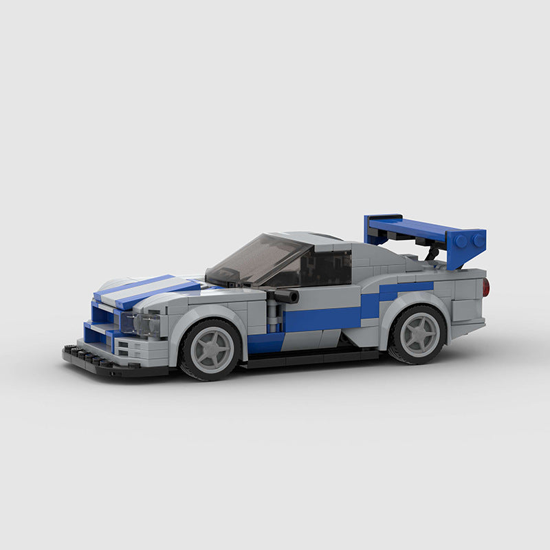 picture of a Nissan Skyline GTR LEGO car