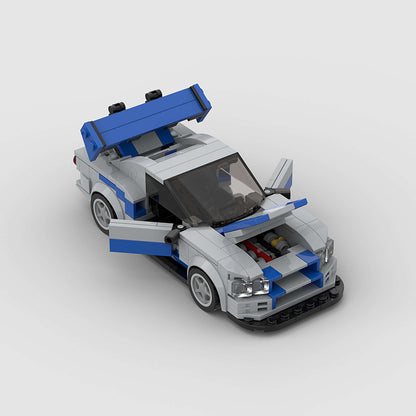 picture of a Nissan Skyline GTR LEGO car