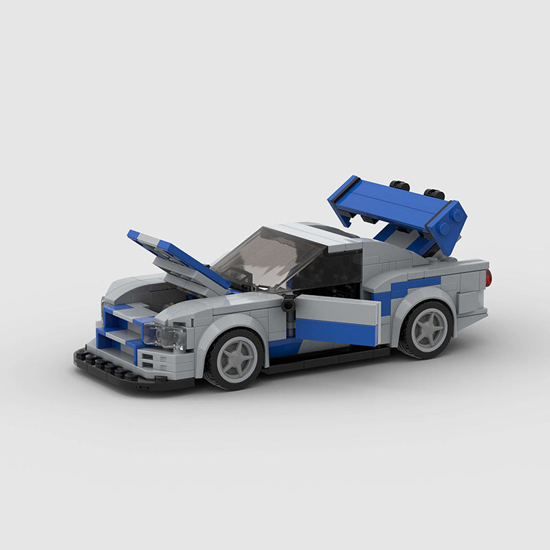 picture of a Nissan Skyline GTR LEGO car