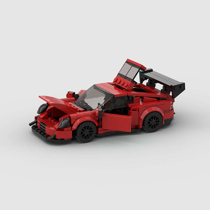 picture of a red Porsche 911 GT3RS LEGO car