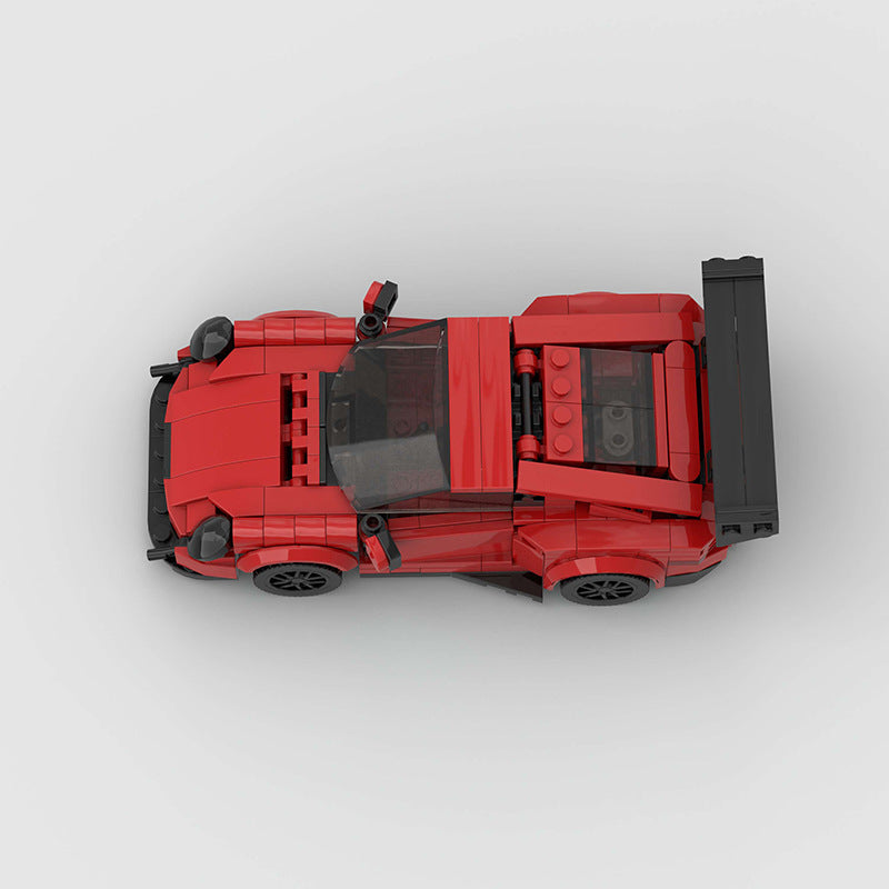 picture of a red Porsche 911 GT3RS LEGO car