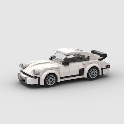 picture of a white Porsche 911 LEGO car