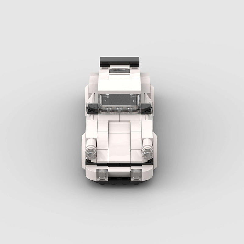 picture of a white Porsche 911 LEGO car