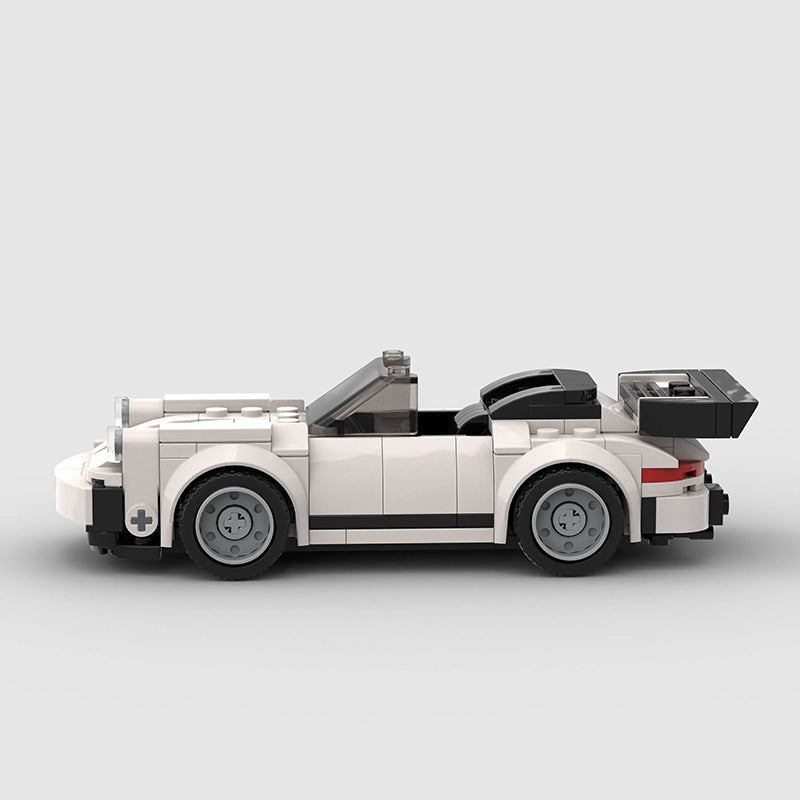 picture of a white Porsche 911 LEGO car