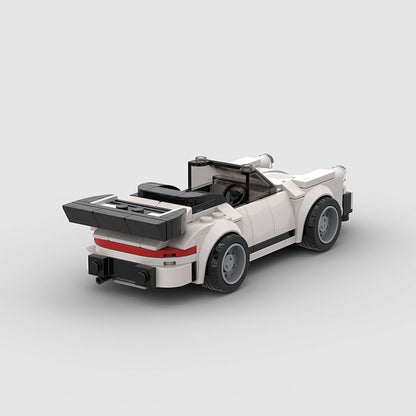 picture of a white Porsche 911 LEGO car