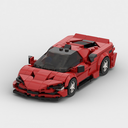 picture of a Ferrari SF90 LEGO car