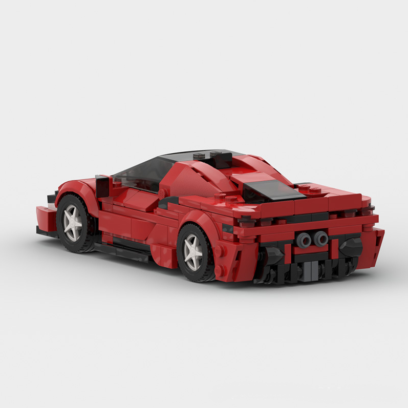 picture of a Ferrari SF90 LEGO car