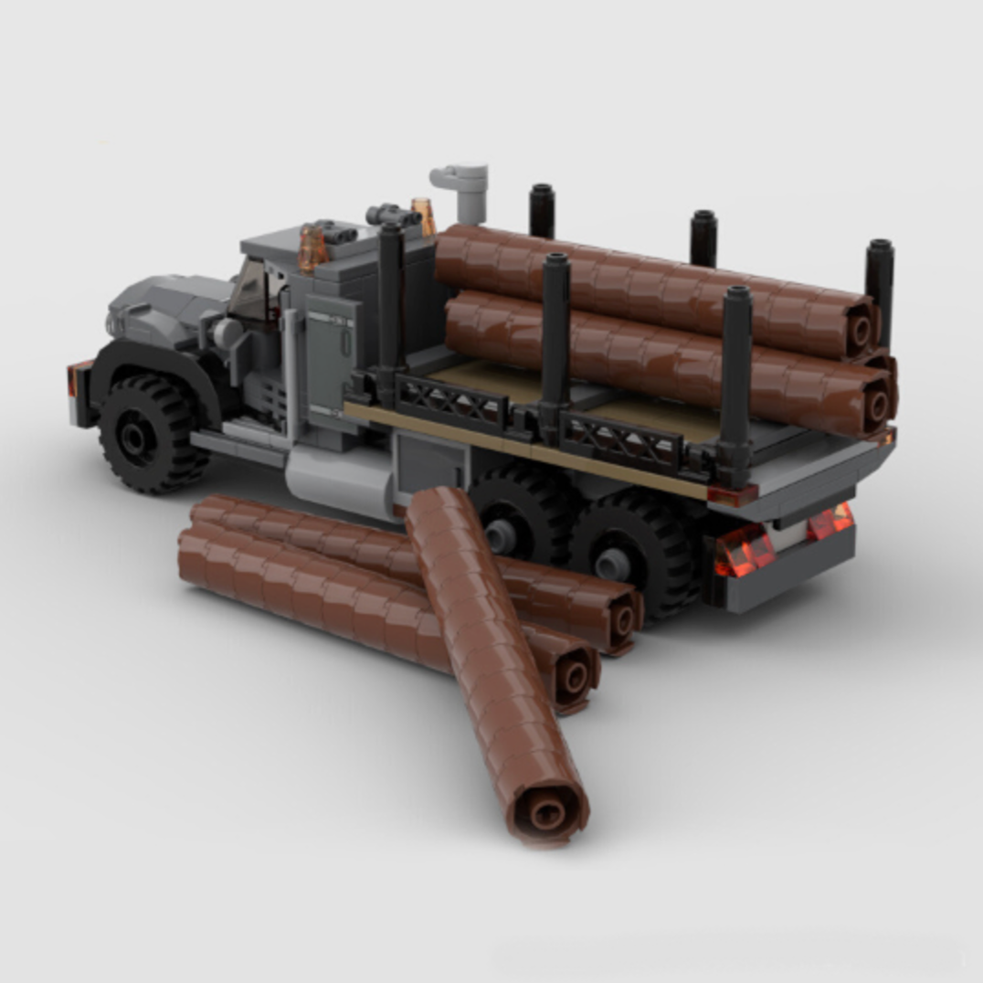 picture of a Log Truck LEGO car