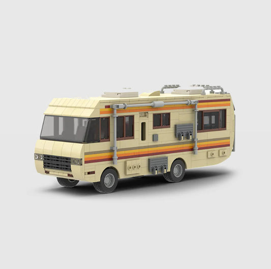 picture of a Breaking Bad RV LEGO car