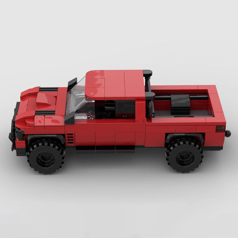 picture of a Dodge RAM with Trailer LEGO car